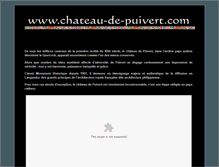 Tablet Screenshot of chateau-de-puivert.com